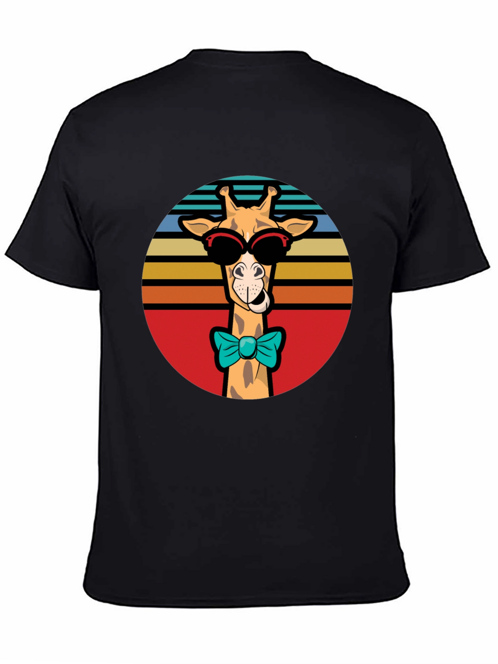 Cool Giraffe T-Shirt - Retro Style