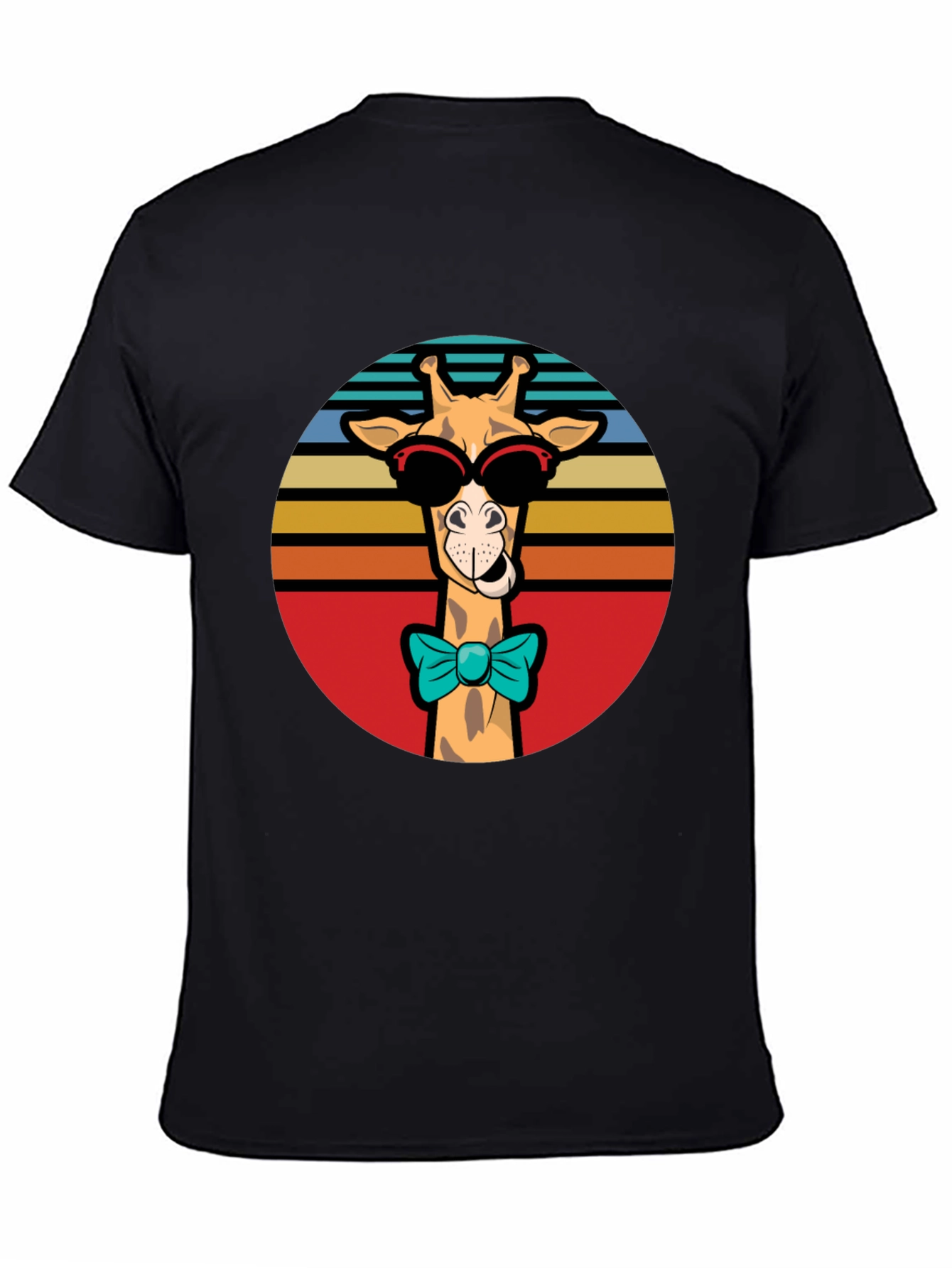Cool Giraffe T-Shirt - Retro Style