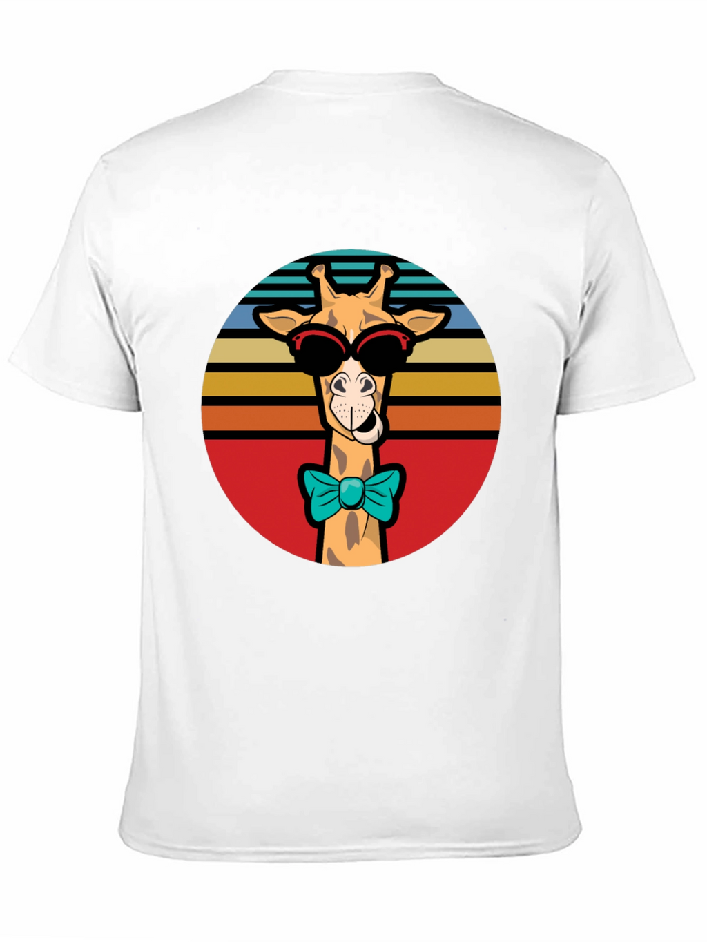 Cool Giraffe T-Shirt - Retro Style