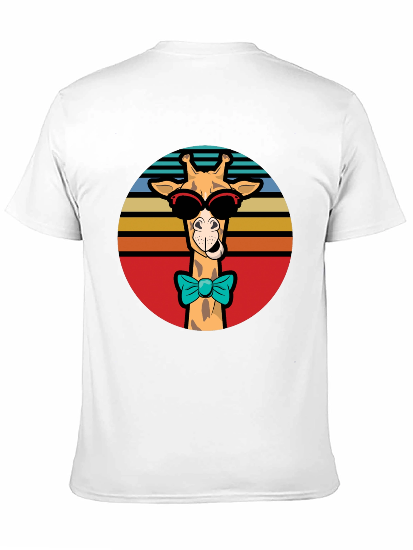 Cool Giraffe T-Shirt - Retro Style