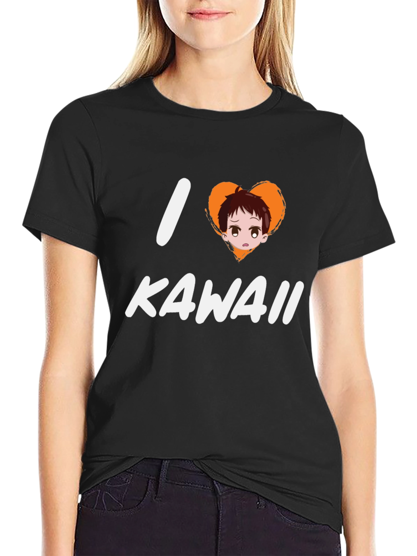 I Love Kawaii Anime T-Shirt - Cute Manga Style Tee