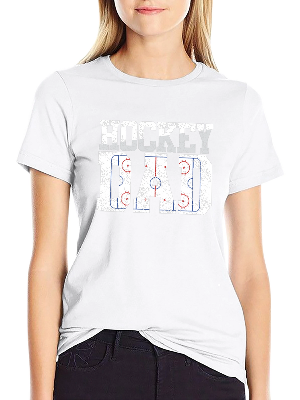 Hockey Dad Graphic T-Shirt - Black