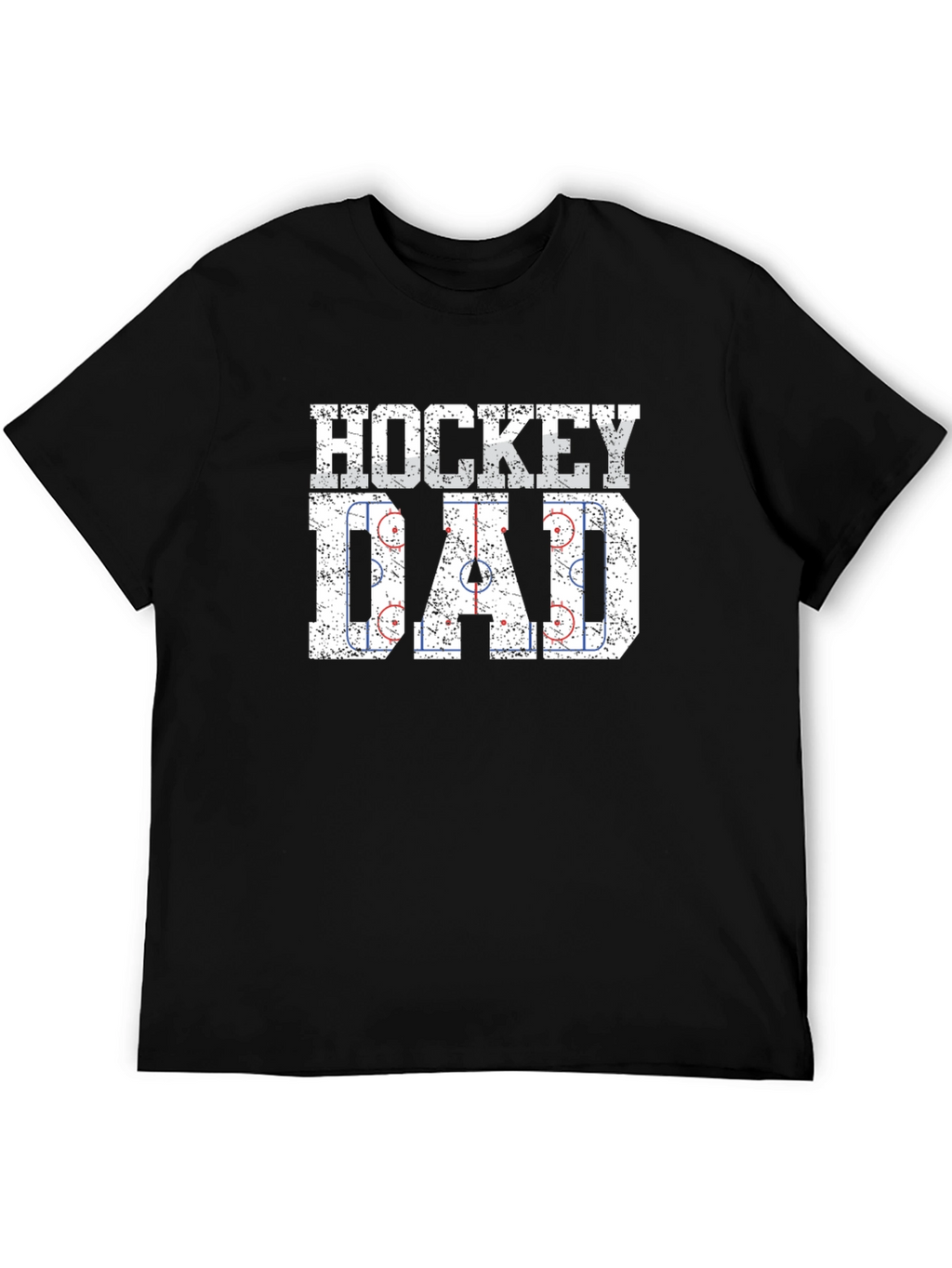 Hockey Dad Graphic T-Shirt - Black