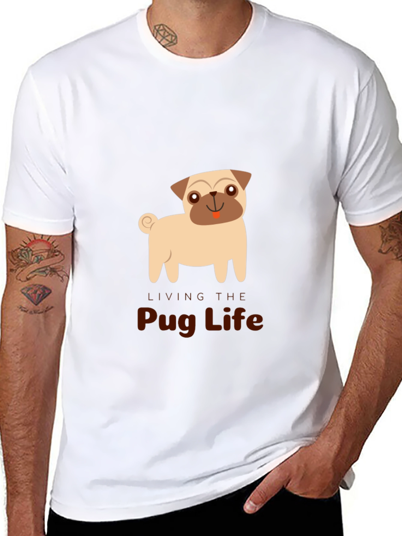 Living The Pug Life T-Shirt