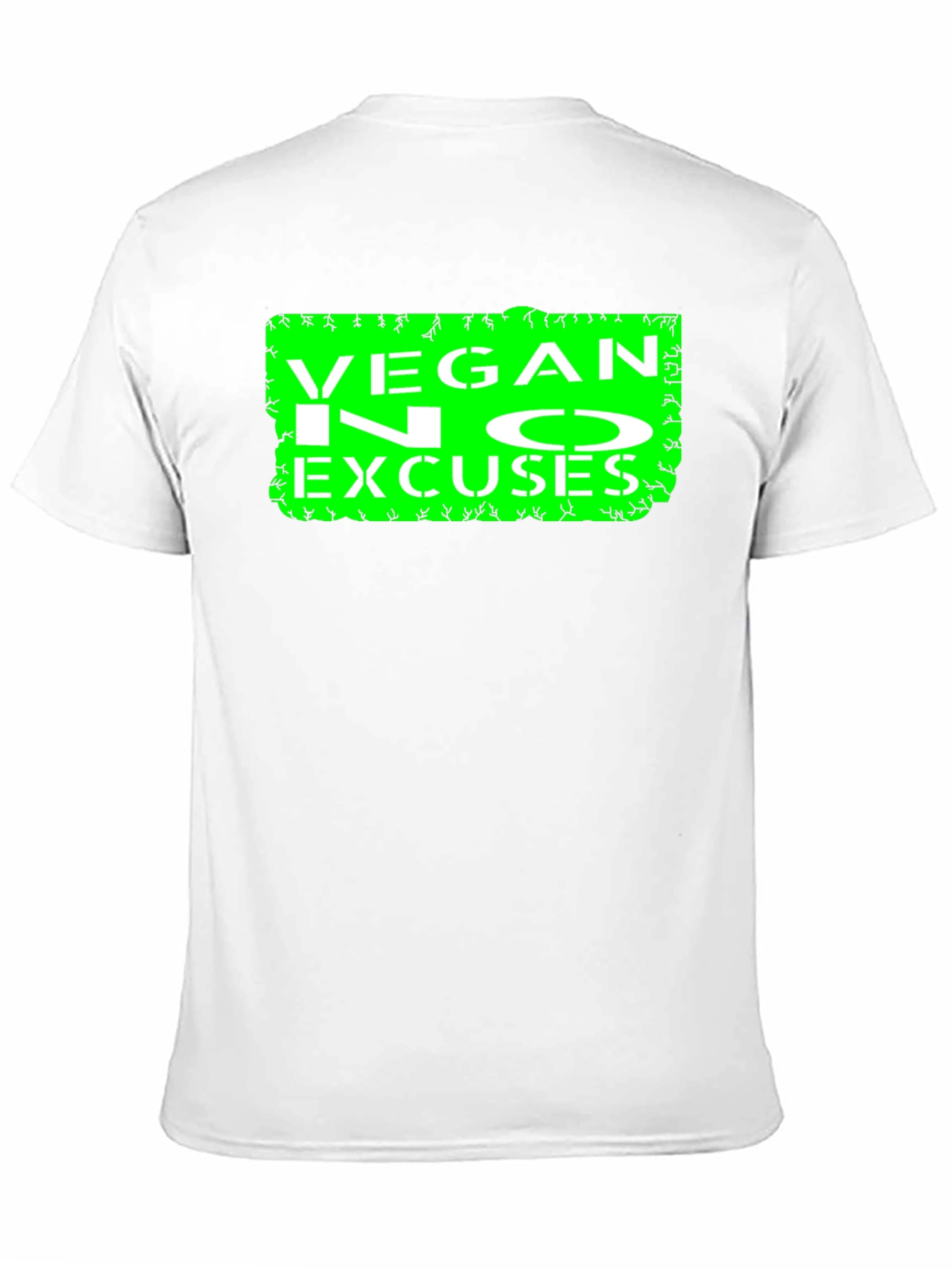 Vegan No Excuses Graphic Tee - Black