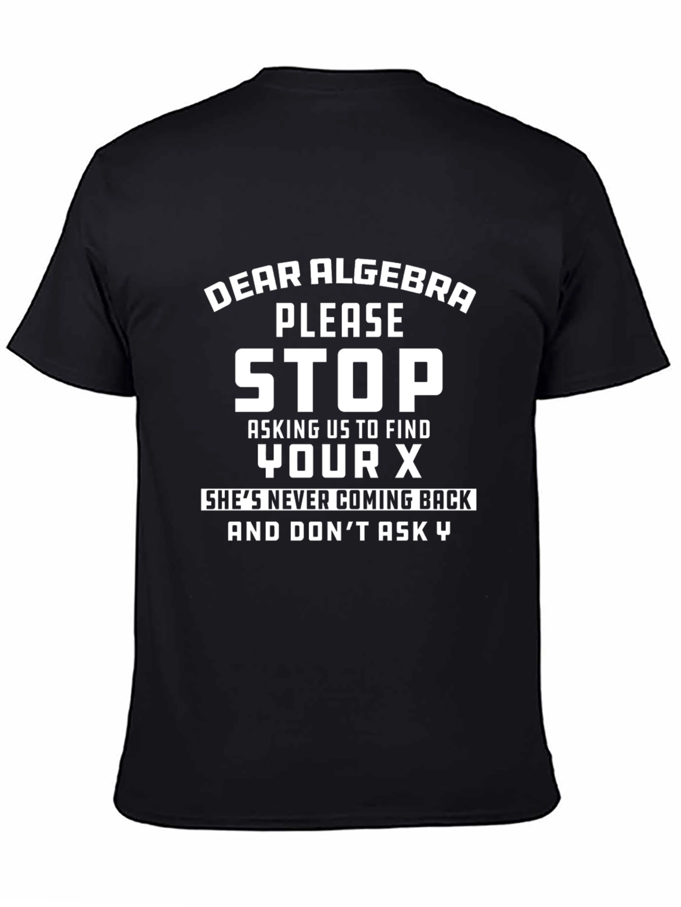 Dear Algebra Graphic Tee - Funny Math T-Shirt