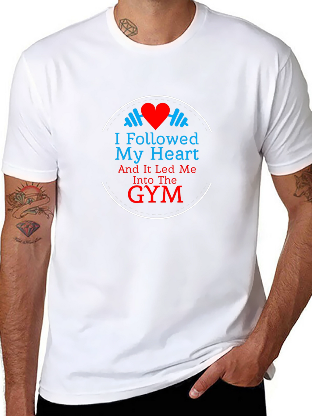 Follow Your Heart Gym T-Shirt