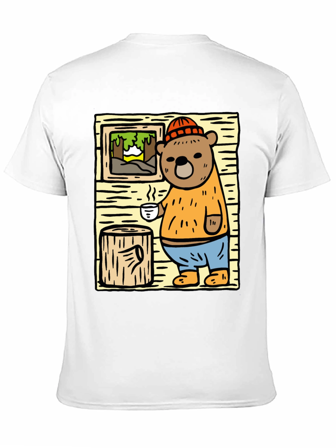 Cozy Cabin Bear T-Shirt