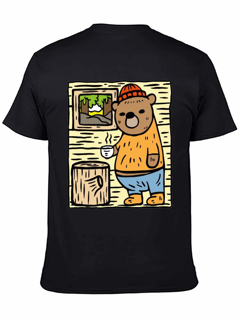 Cozy Cabin Bear T-Shirt