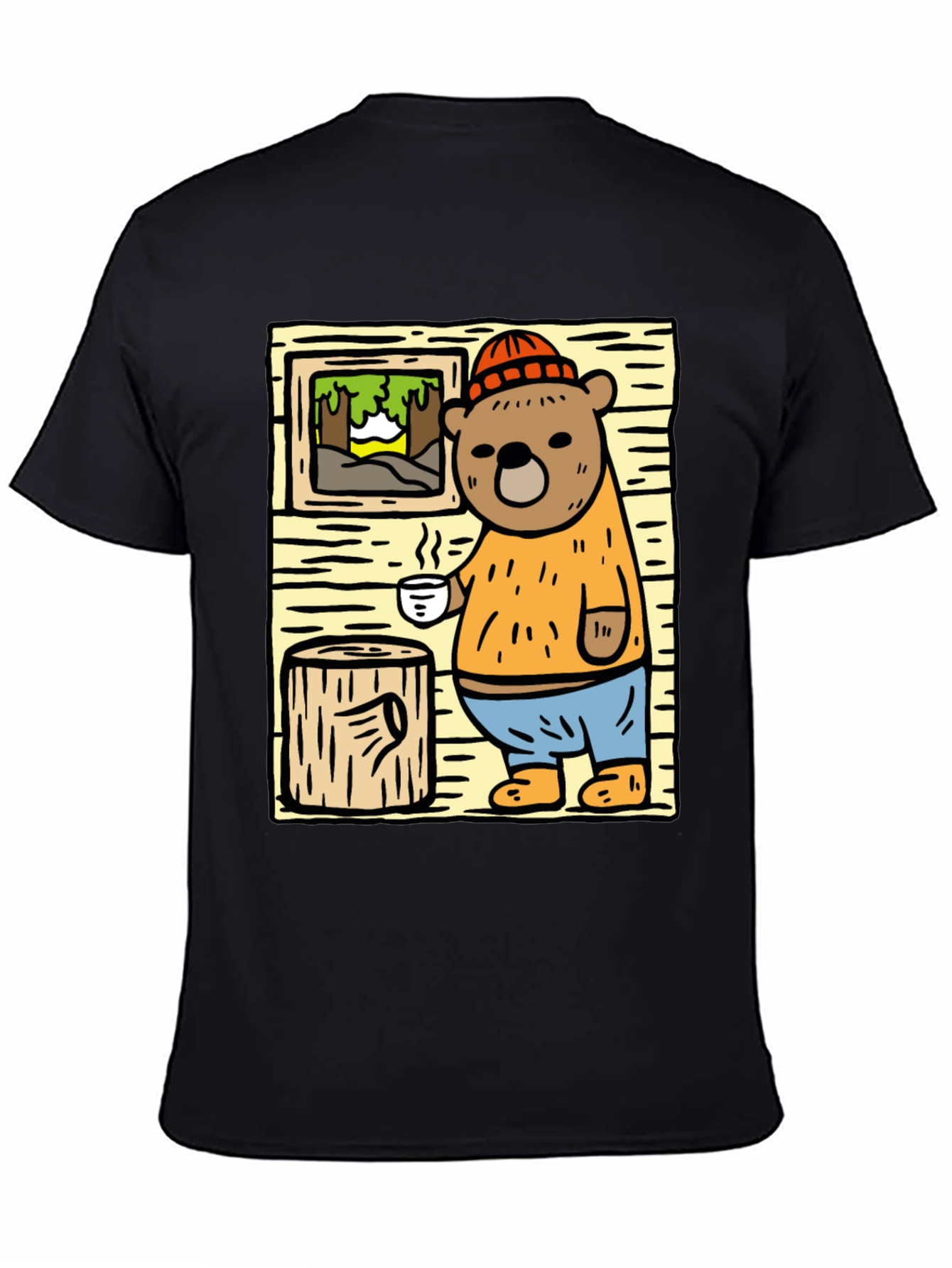 Cozy Cabin Bear T-Shirt