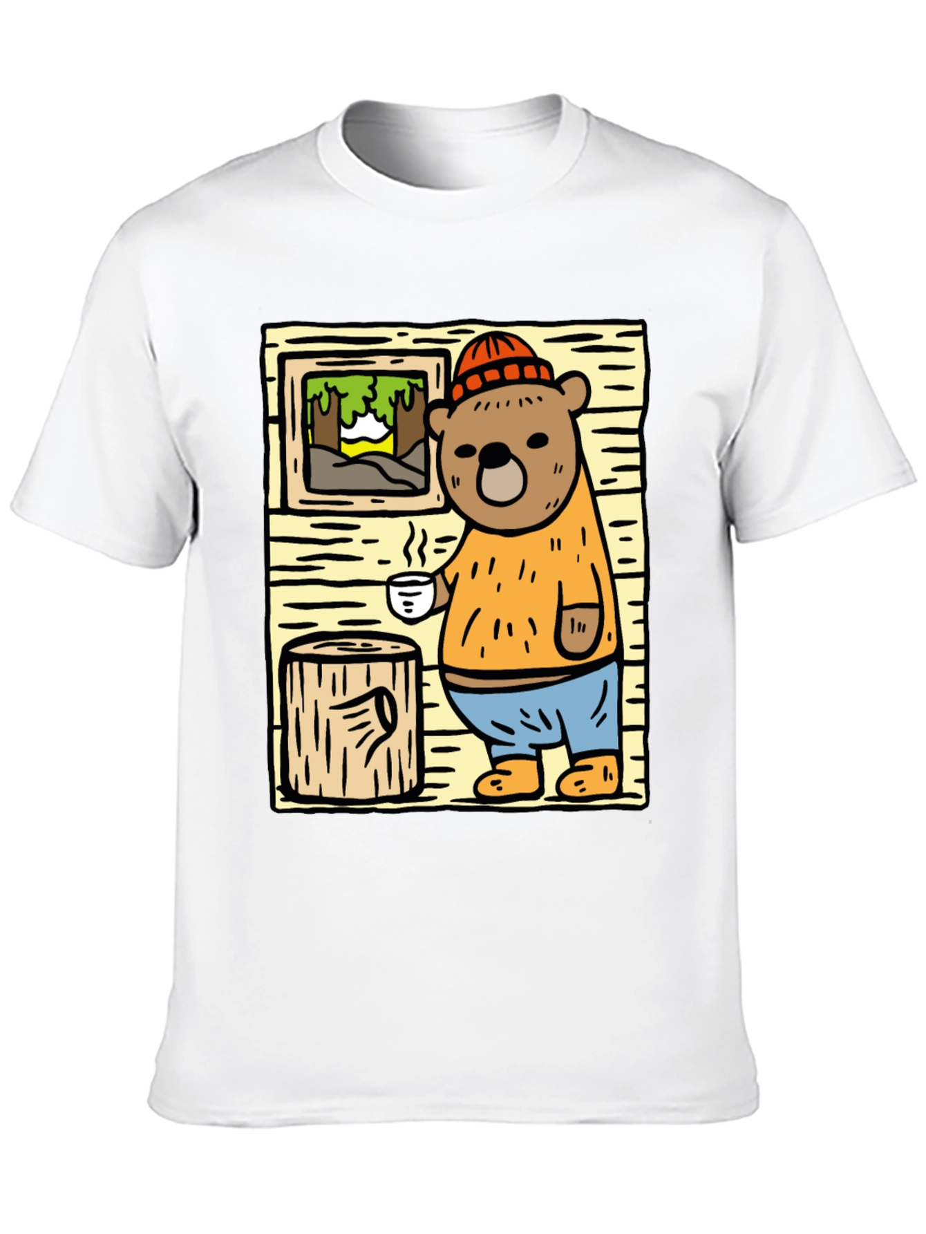 Cozy Cabin Bear T-Shirt