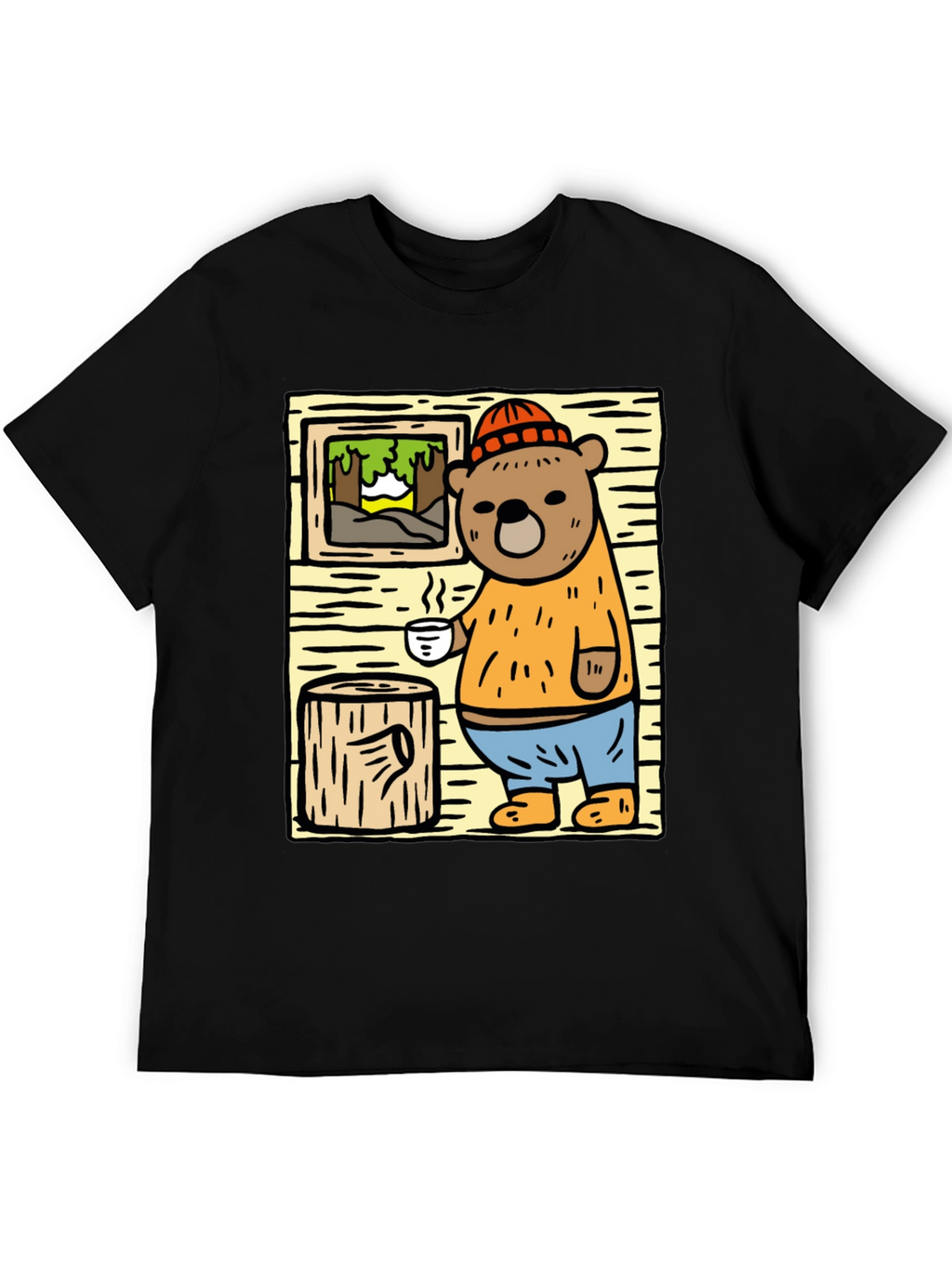 Cozy Cabin Bear T-Shirt