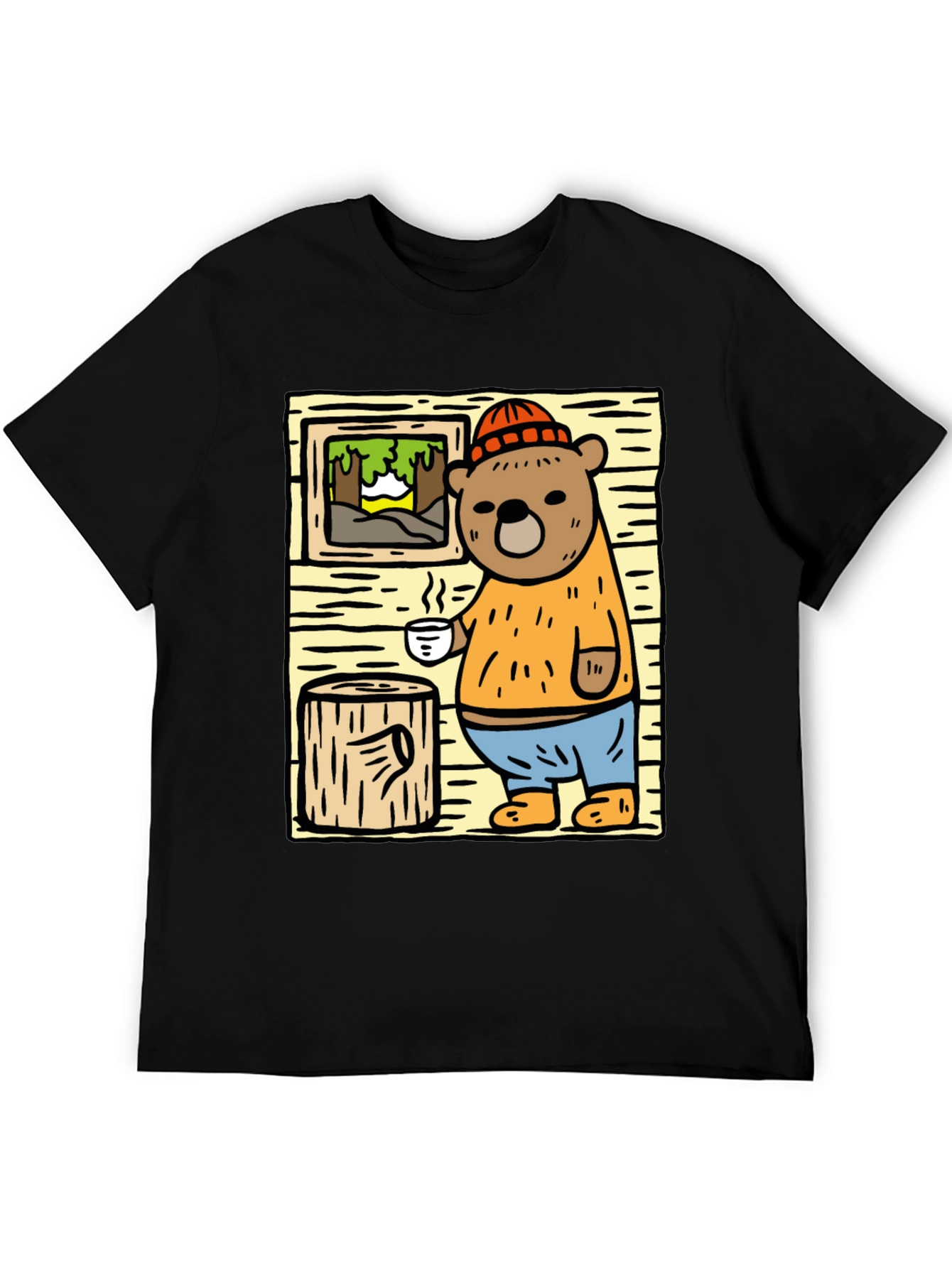 Cozy Cabin Bear T-Shirt