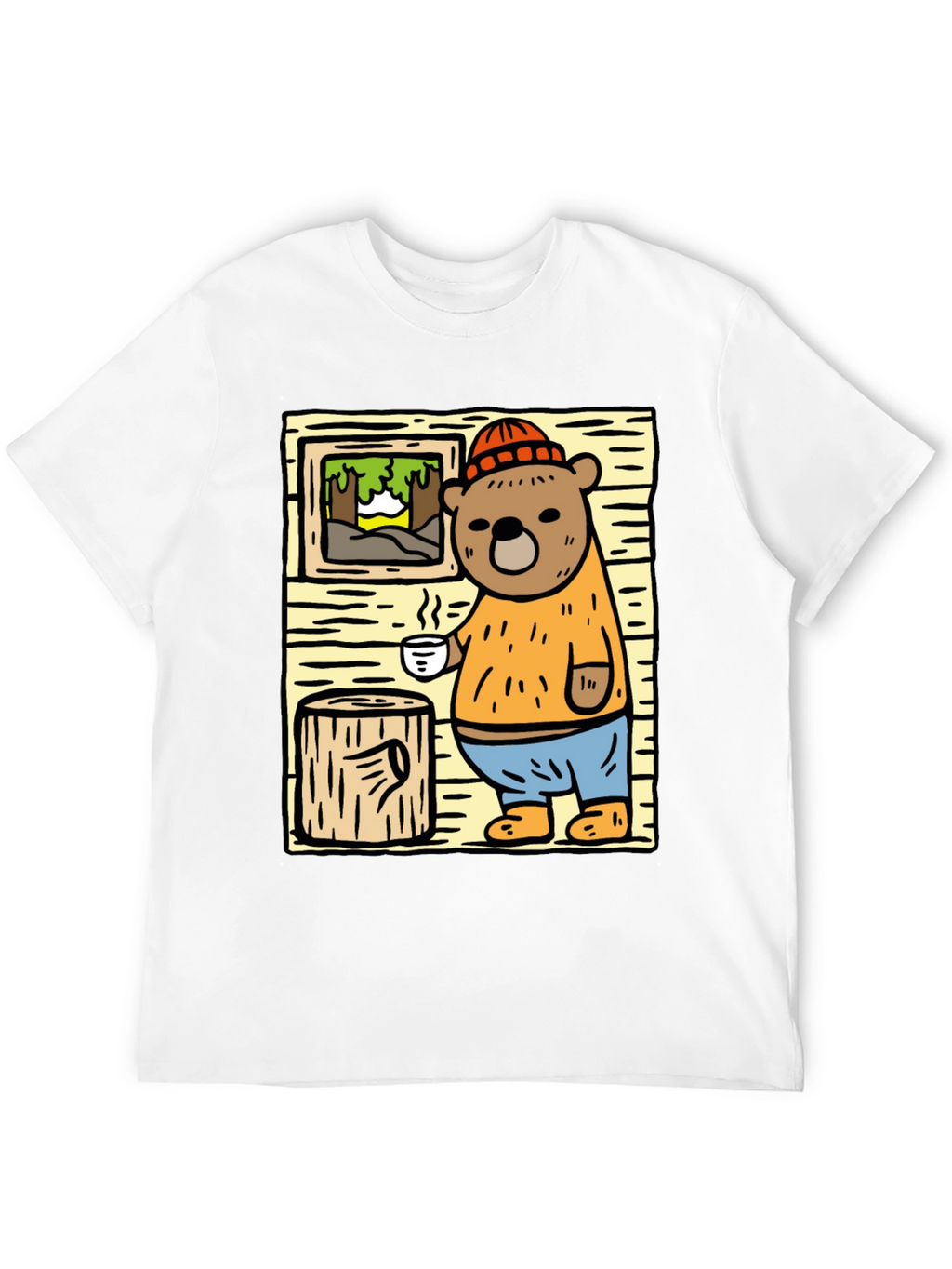 Cozy Cabin Bear T-Shirt