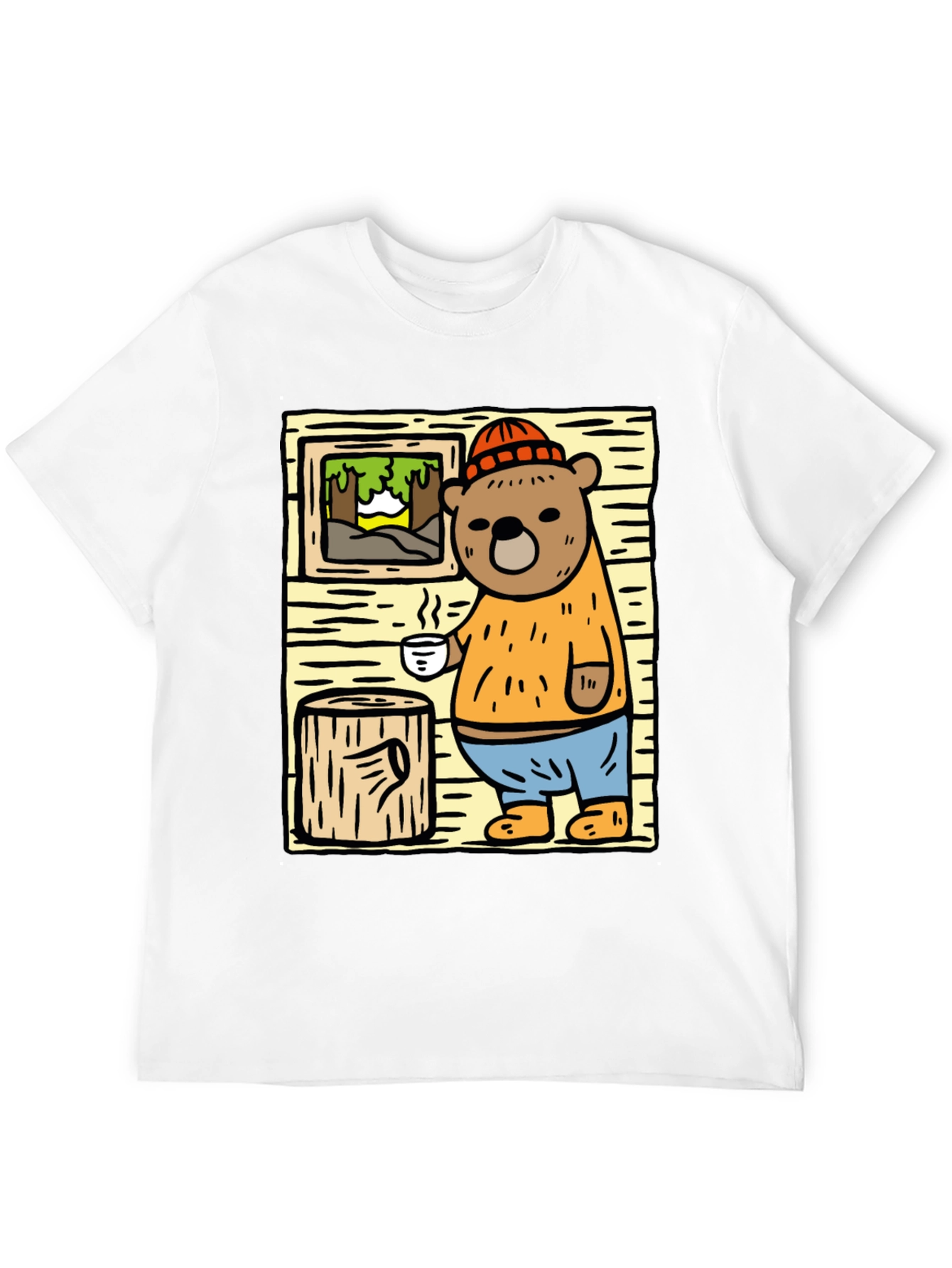 Cozy Cabin Bear T-Shirt