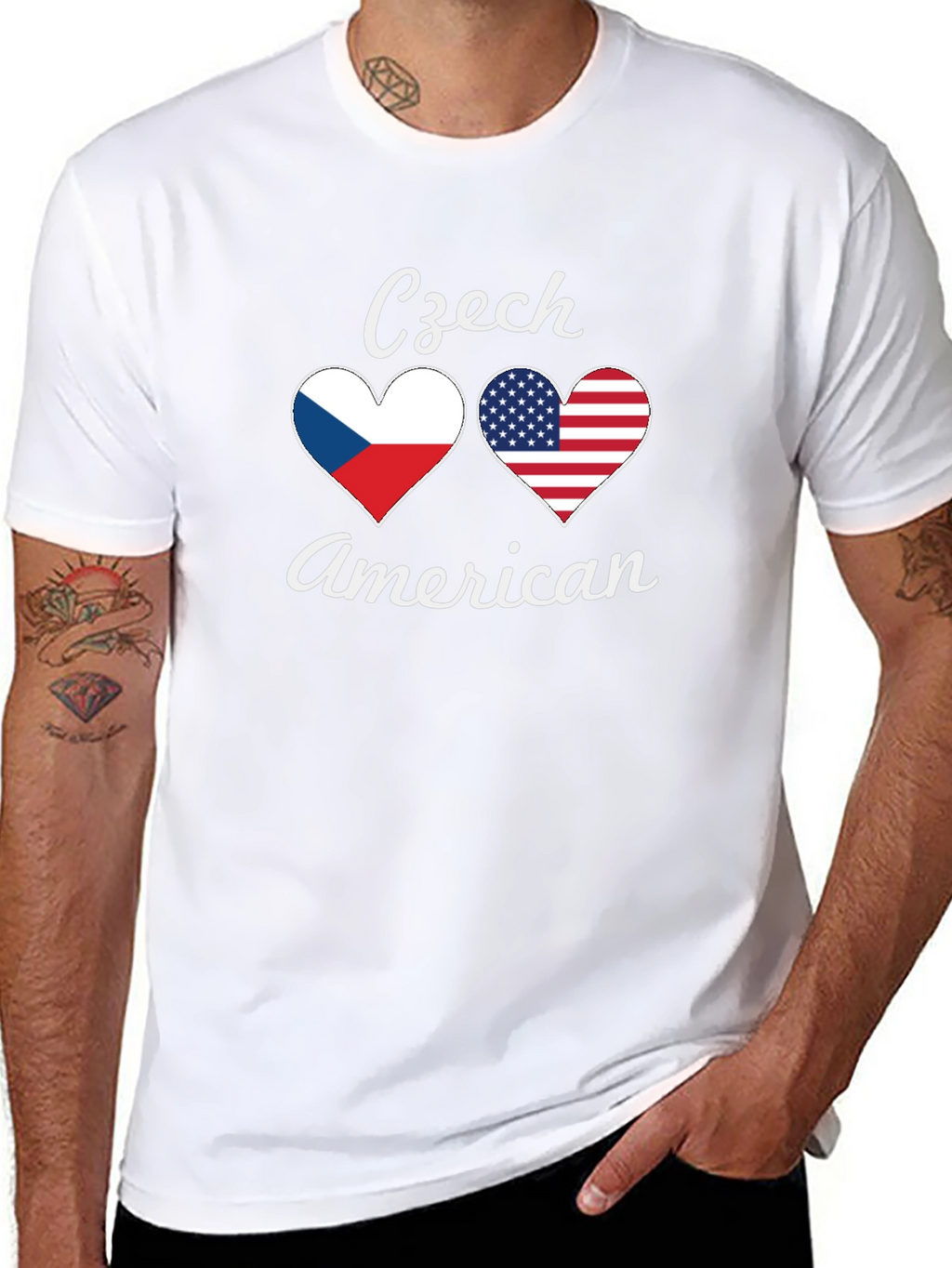 Czech American Pride T-Shirt
