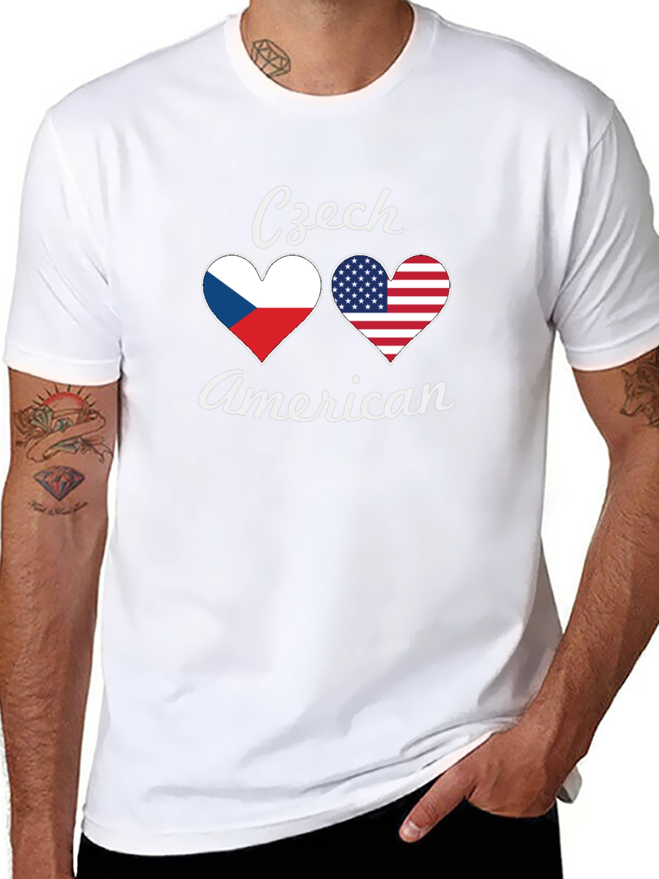 Czech American Pride T-Shirt