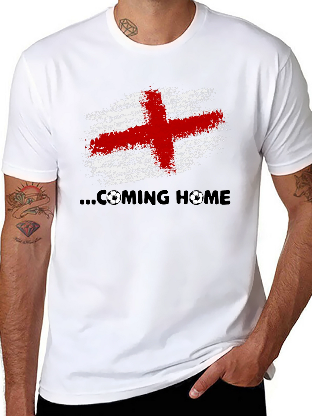 England Football T-Shirt - Its Coming Home!