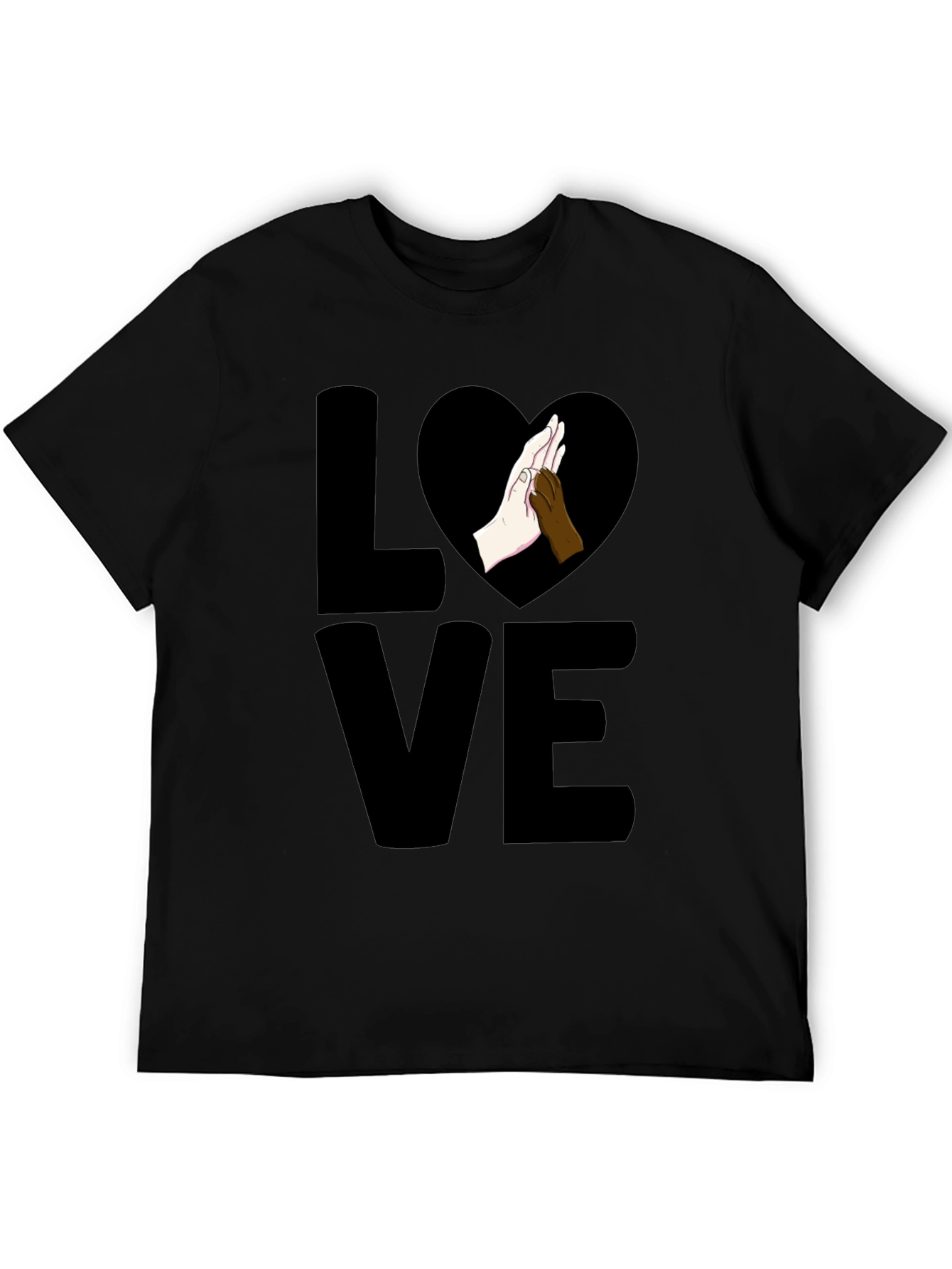 Dog Lover T-Shirt - Paw Heart Love Design