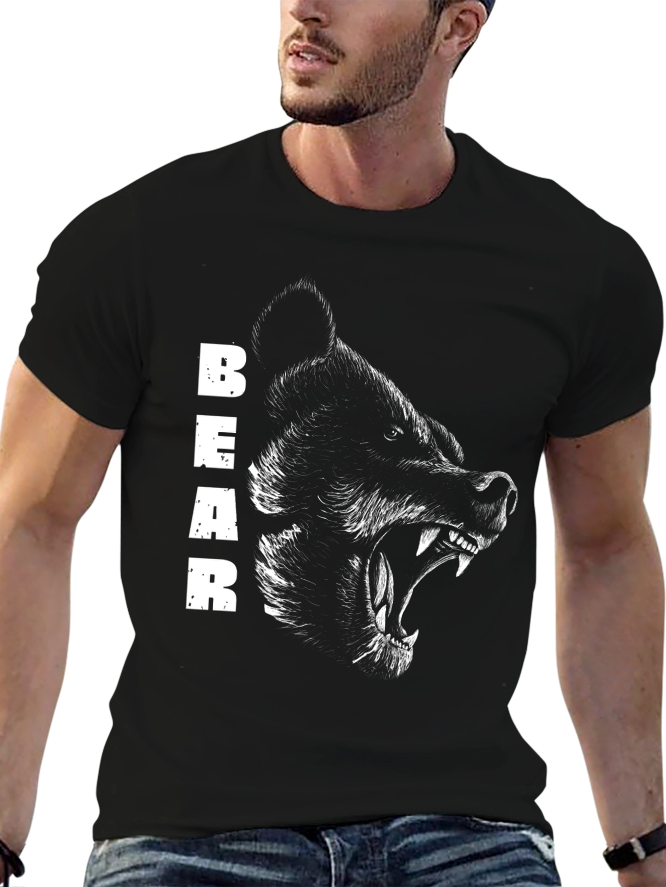 Black Bear Graphic Tee - Mens T-Shirt