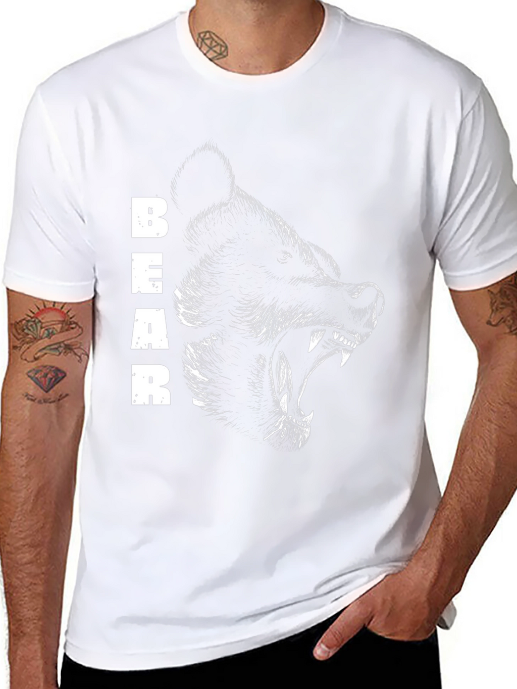 Black Bear Graphic Tee - Mens T-Shirt