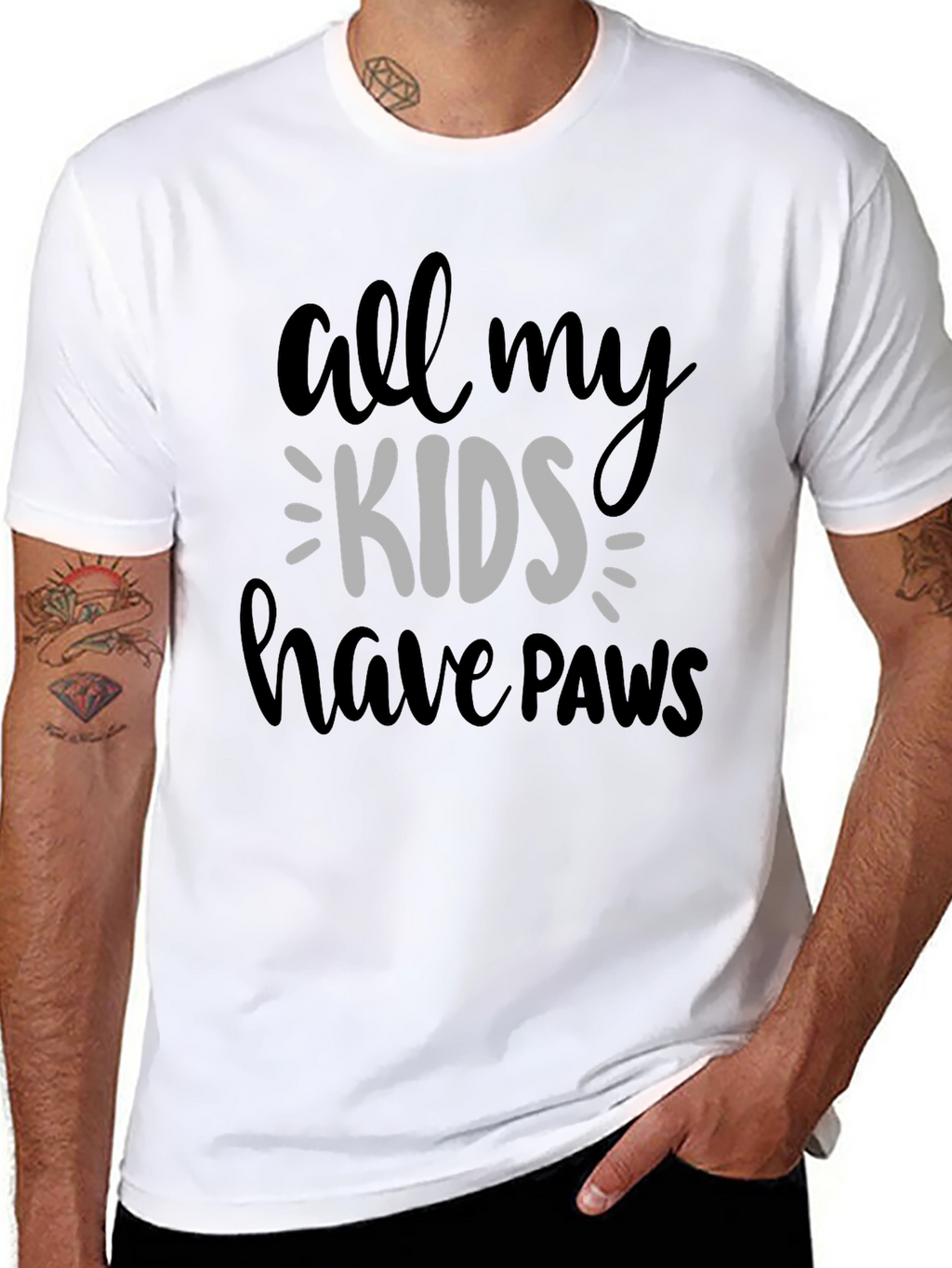 All My Kids Have Paws Graphic Tee