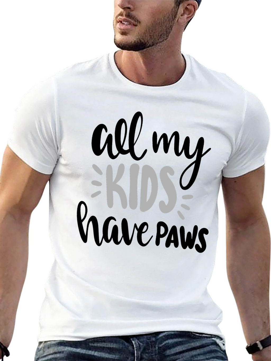 All My Kids Have Paws Graphic Tee