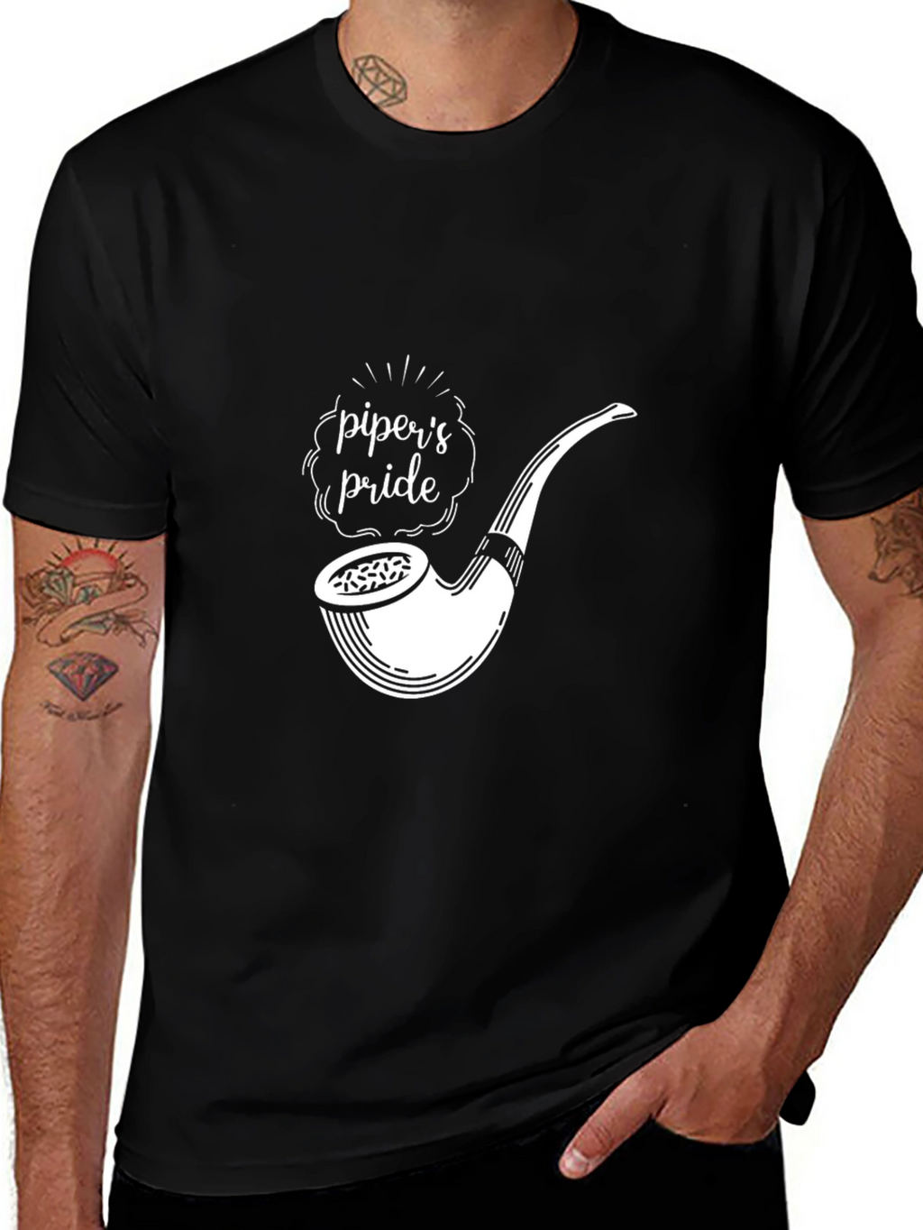 Pipers Pride Black T-Shirt