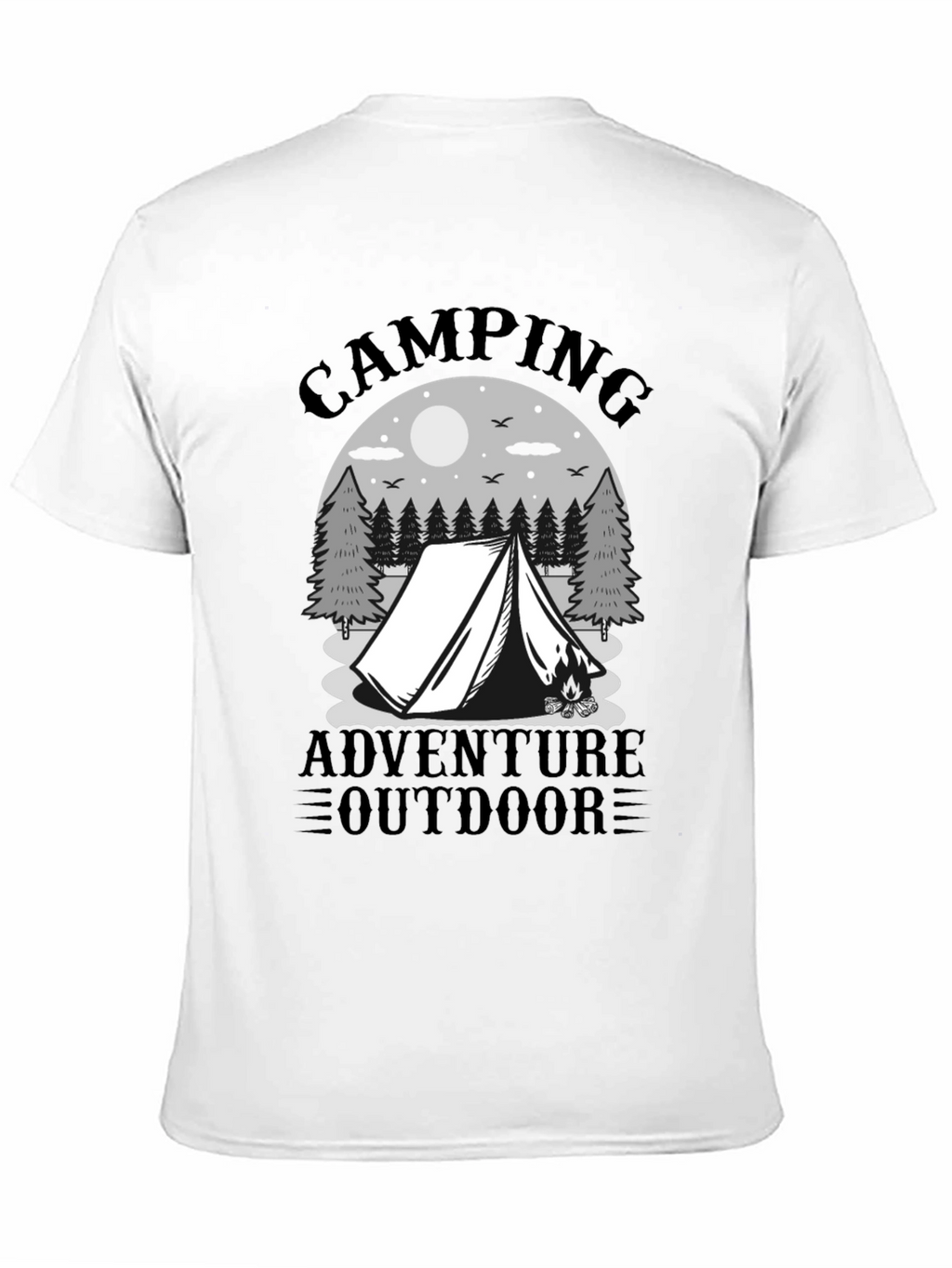 Camping Adventure Graphic Tee - Outdoor T-Shirt