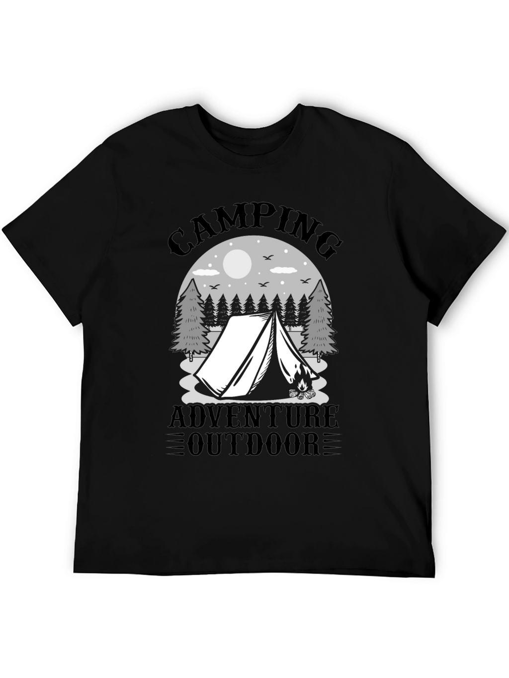 Camping Adventure Graphic Tee - Outdoor T-Shirt