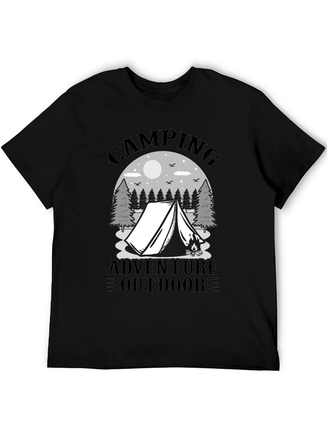 Camping Adventure Graphic Tee - Outdoor T-Shirt