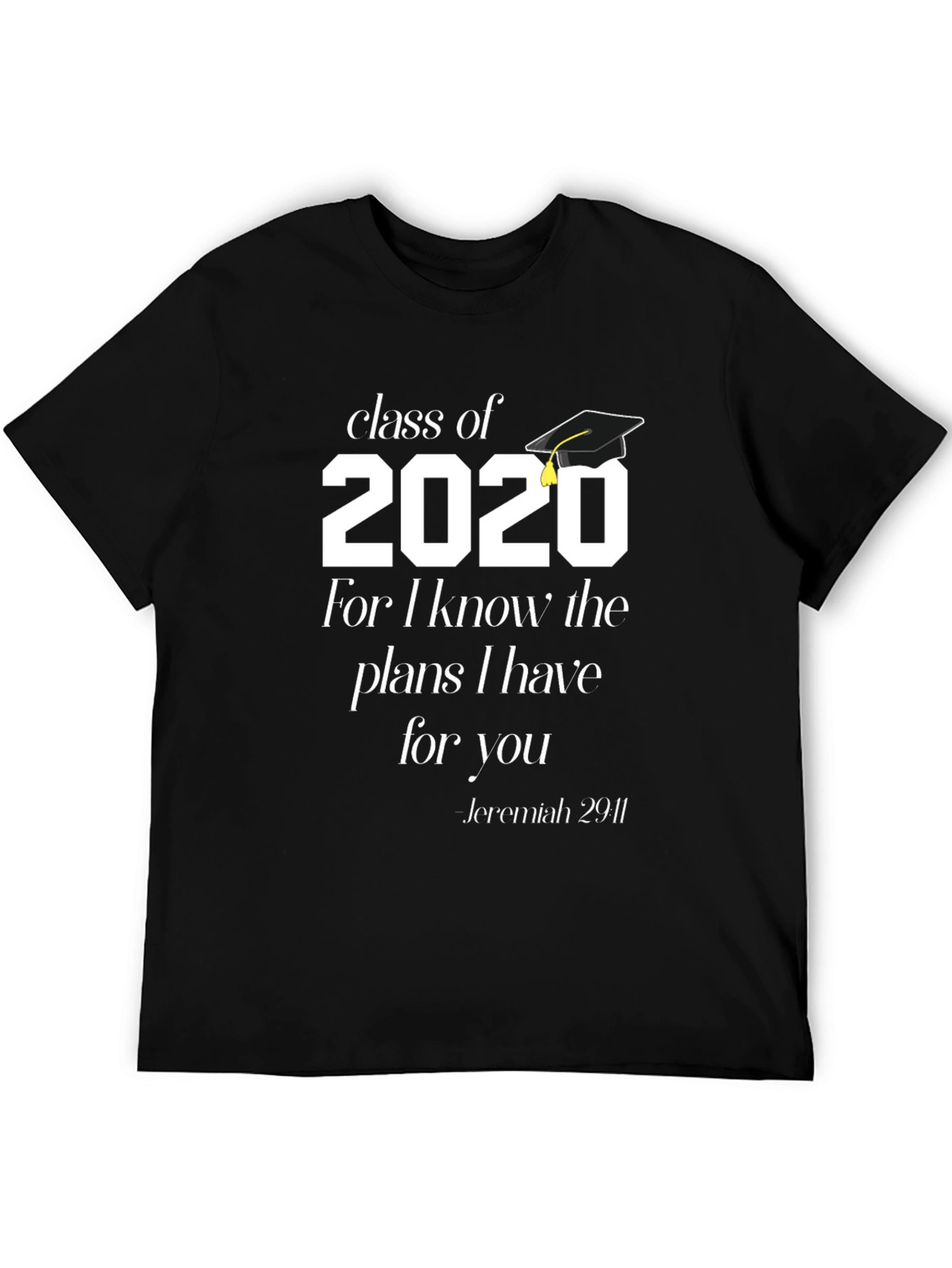 Class of 2020 Graduation T-Shirt Jeremiah 29:11