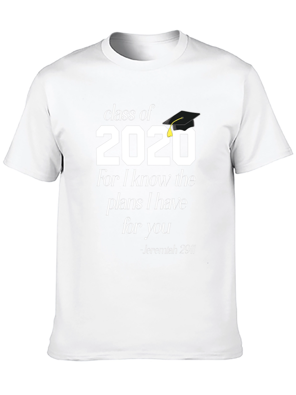 Class of 2020 Graduation T-Shirt Jeremiah 29:11