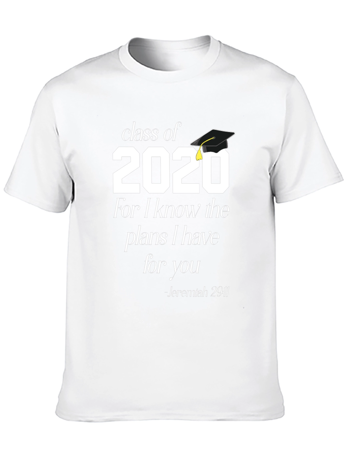 Class of 2020 Graduation T-Shirt Jeremiah 29:11