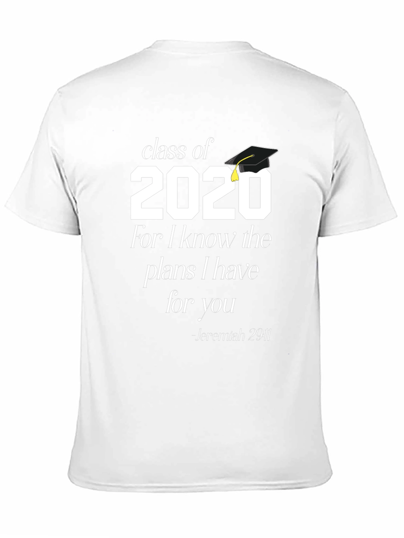 Class of 2020 Graduation T-Shirt Jeremiah 29:11