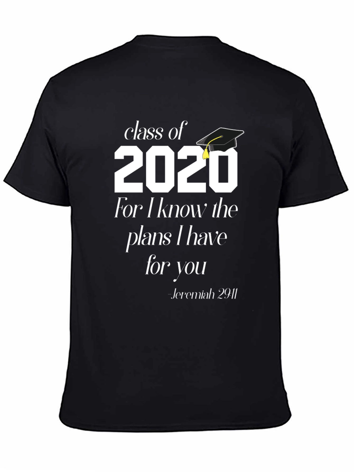 Class of 2020 Graduation T-Shirt Jeremiah 29:11