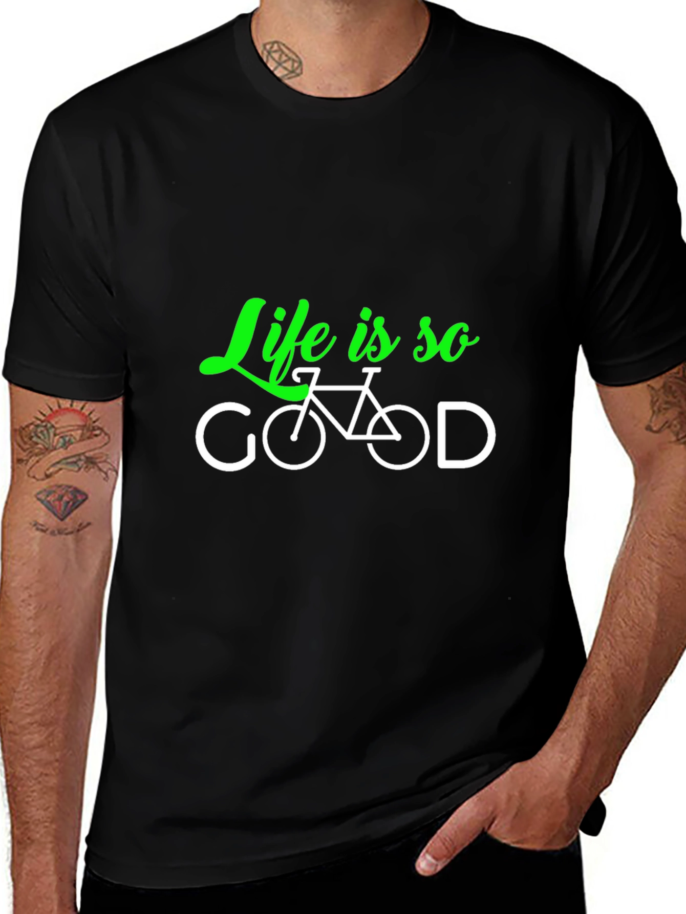 Life is so Good Bicycle T-Shirt