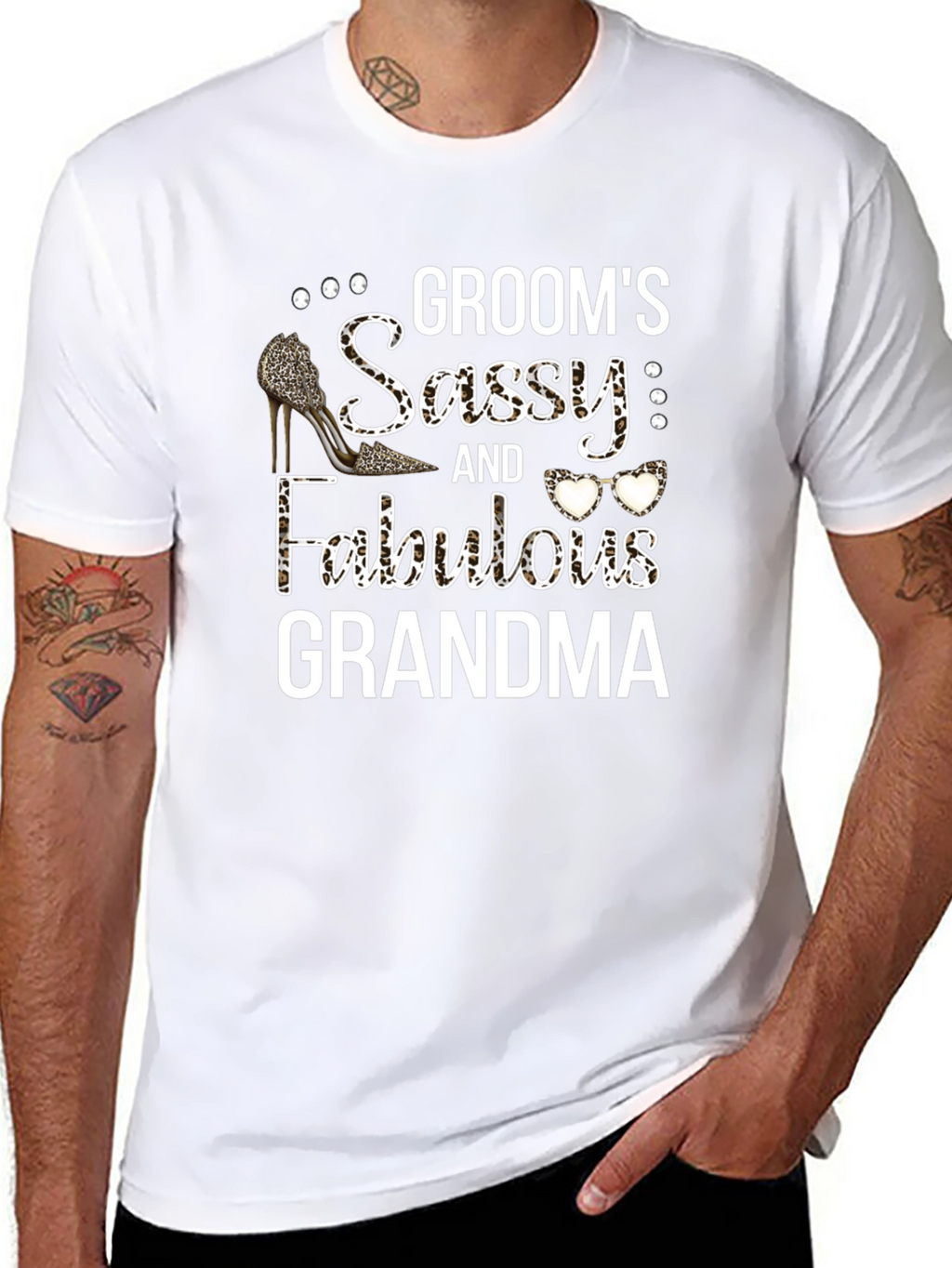 Grooms Sassy and Fabulous Grandma T-Shirt