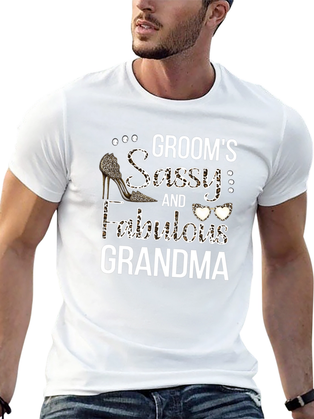 Grooms Sassy and Fabulous Grandma T-Shirt