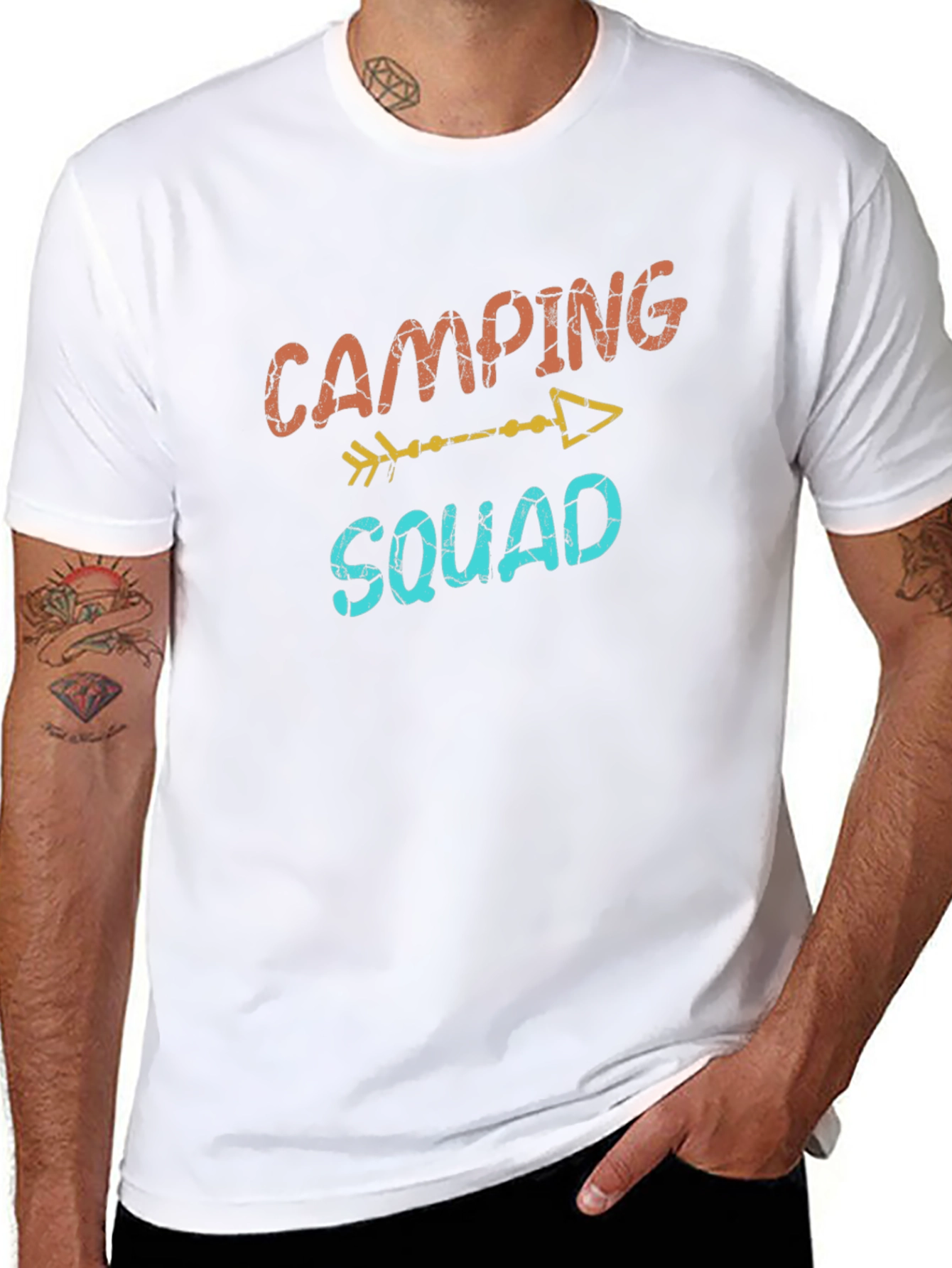 Camping Squad Graphic T-Shirt