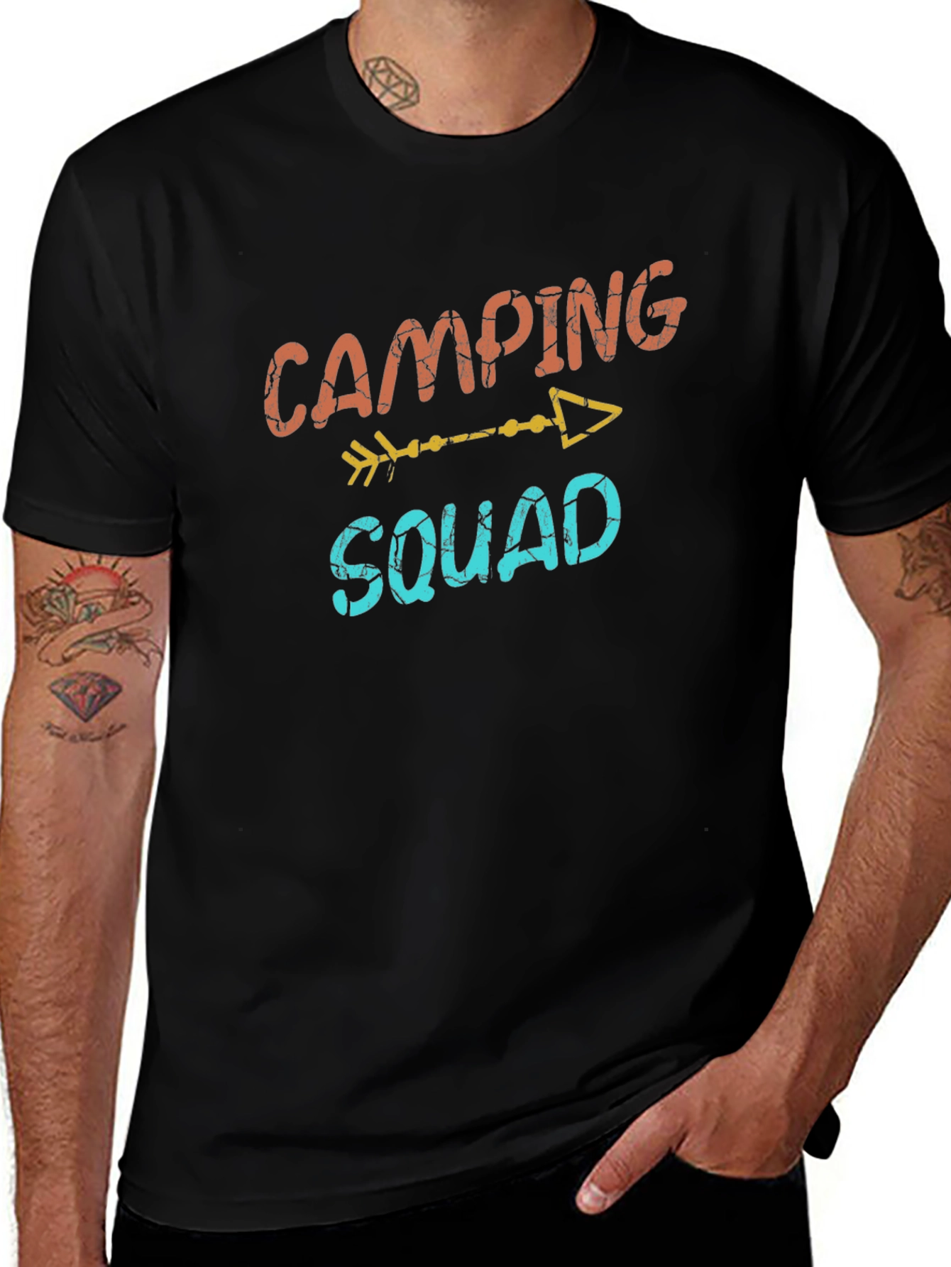 Camping Squad Graphic T-Shirt