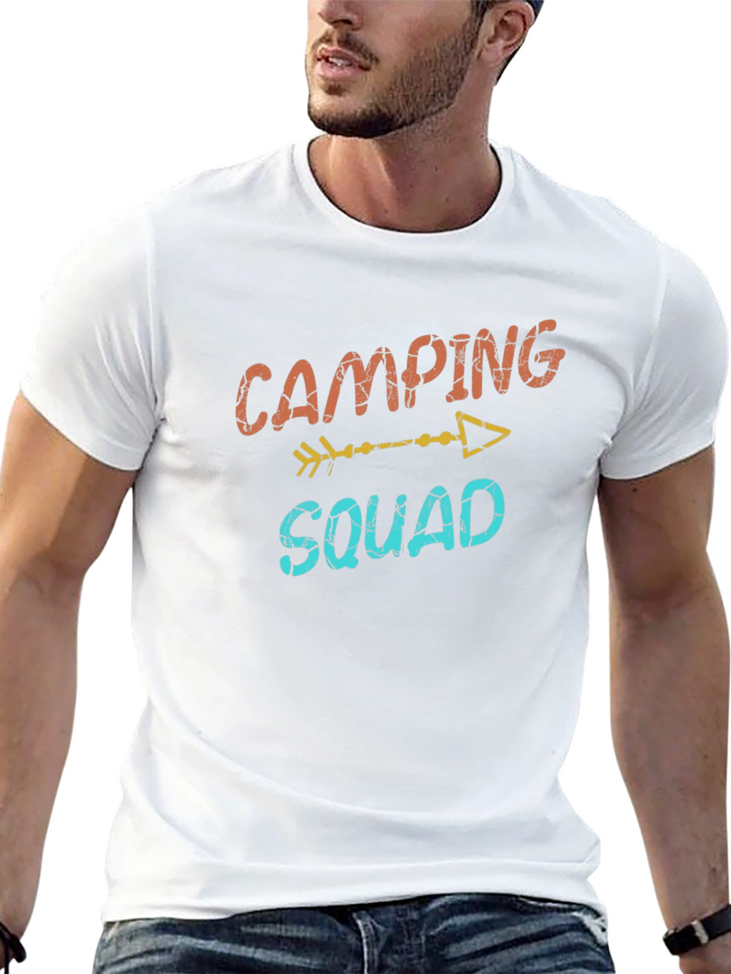 Camping Squad Graphic T-Shirt