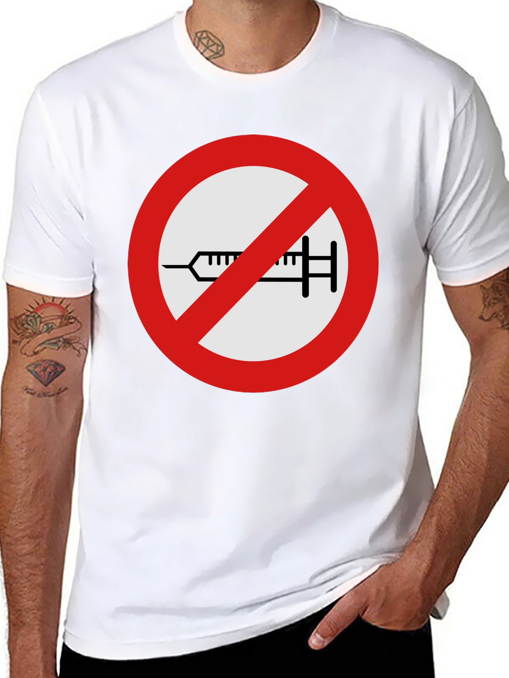 Anti-Vaccine Black T-Shirt
