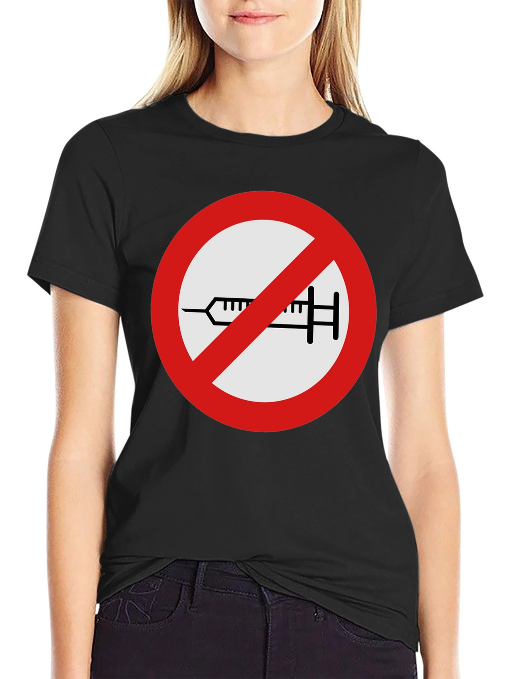 Anti-Vaccine Black T-Shirt