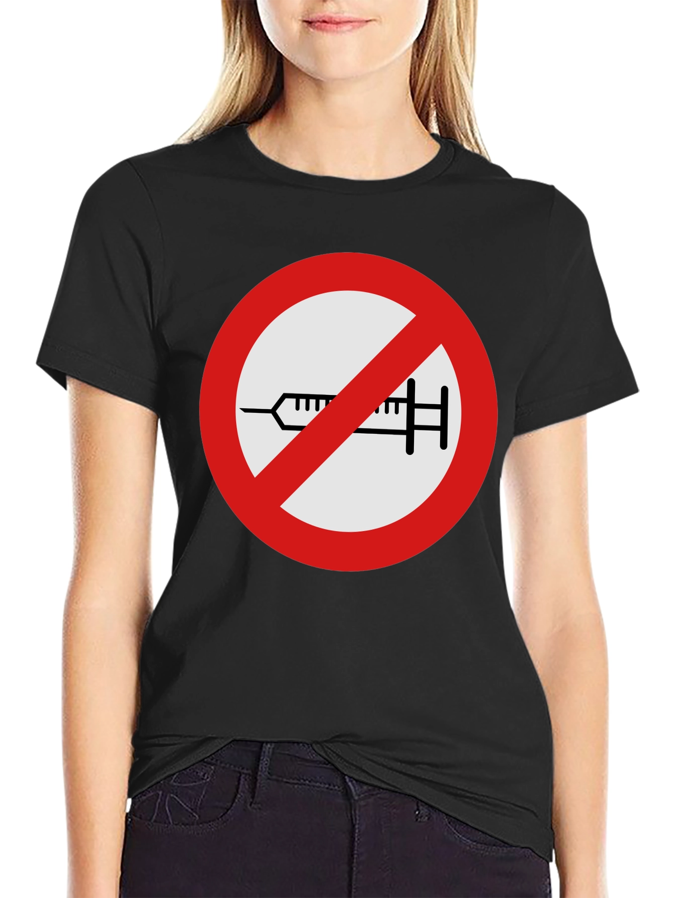 Anti-Vaccine Black T-Shirt