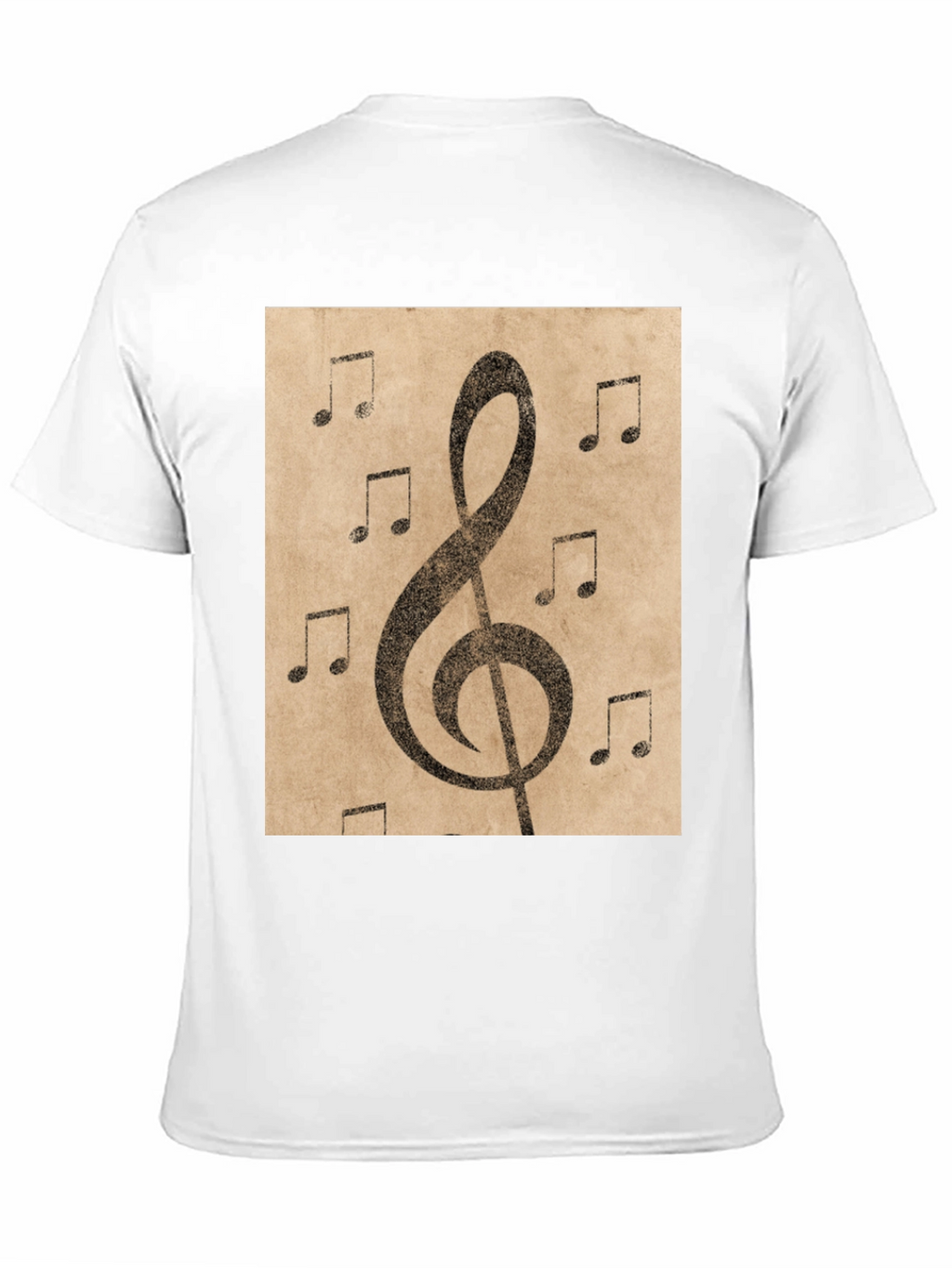 Musical Note Treble Clef Graphic T-Shirt
