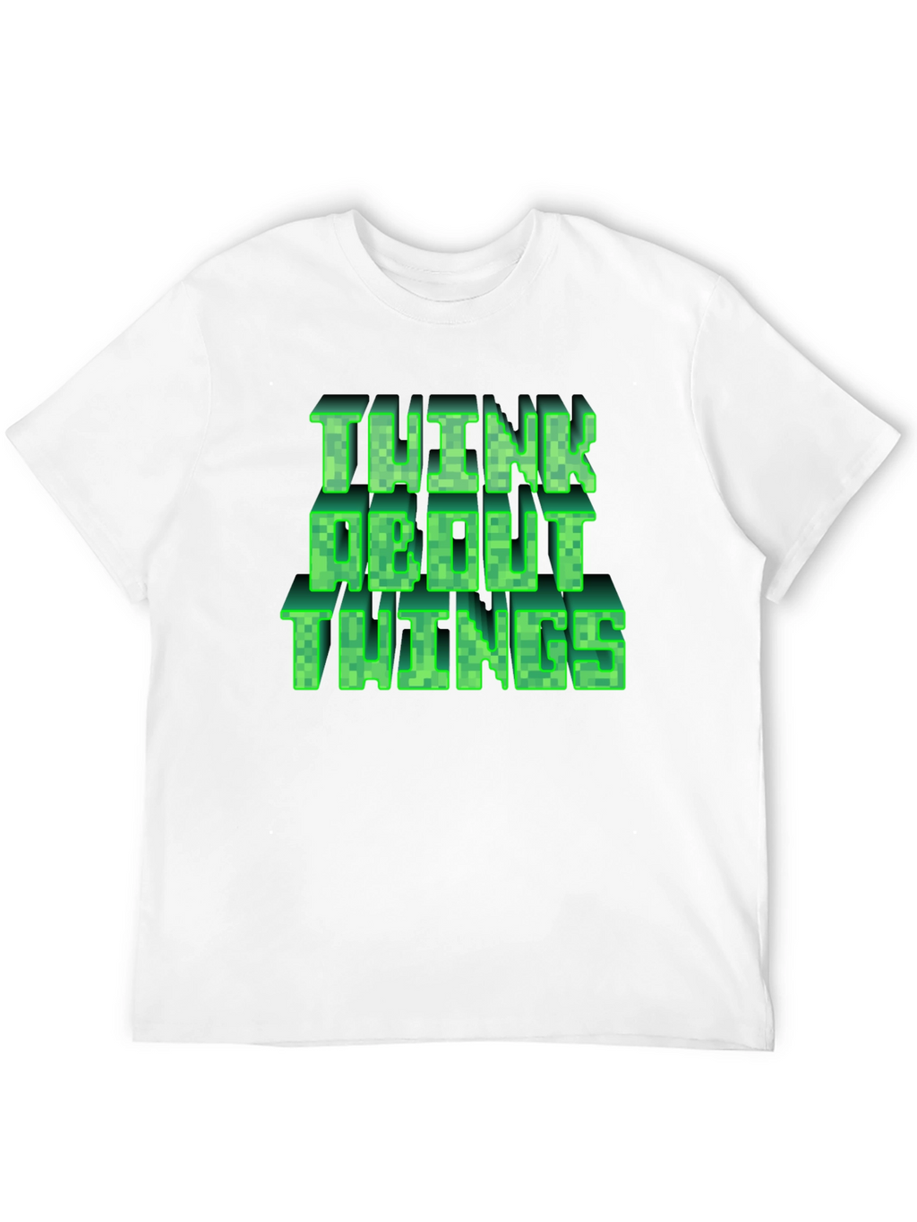 Think About Things Graphic Tee - Gamer Style Shirt