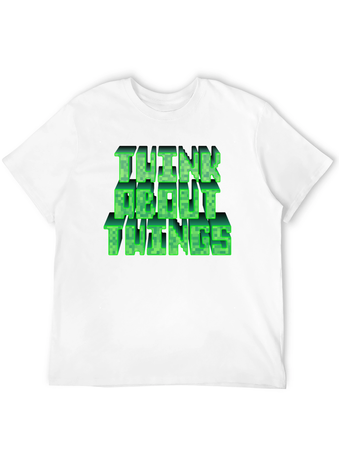 Think About Things Graphic Tee - Gamer Style Shirt