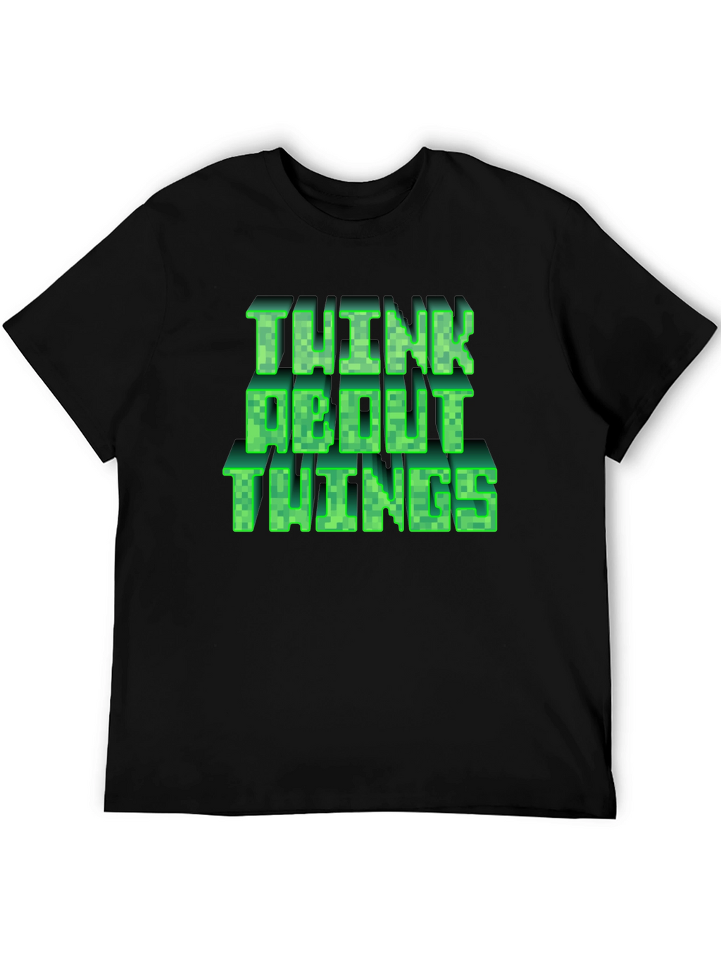 Think About Things Graphic Tee - Gamer Style Shirt