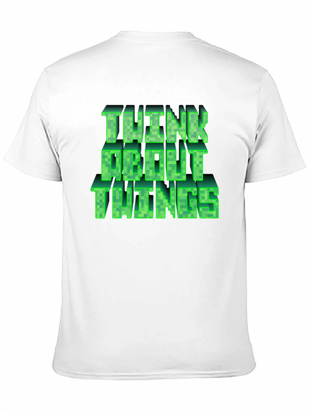 Think About Things Graphic Tee - Gamer Style Shirt